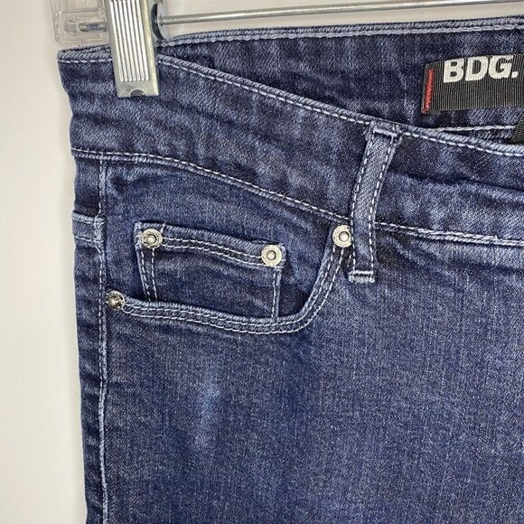 BDG Urban Outfitters Womens Jeans Skinny Mid-Rise Dark Wash Size 27x32.5 - Picture 4 of 7
